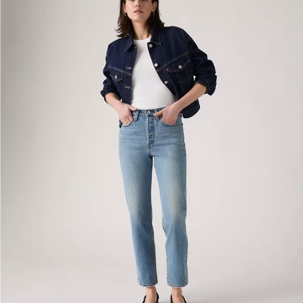 Levi's Iconic Wedgie Straight High Waist sz 25